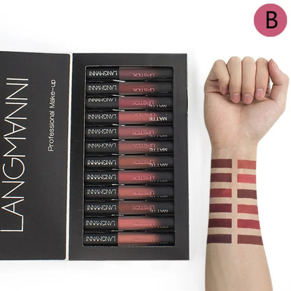 LANGMANNI 12 Piece Lipstick Set