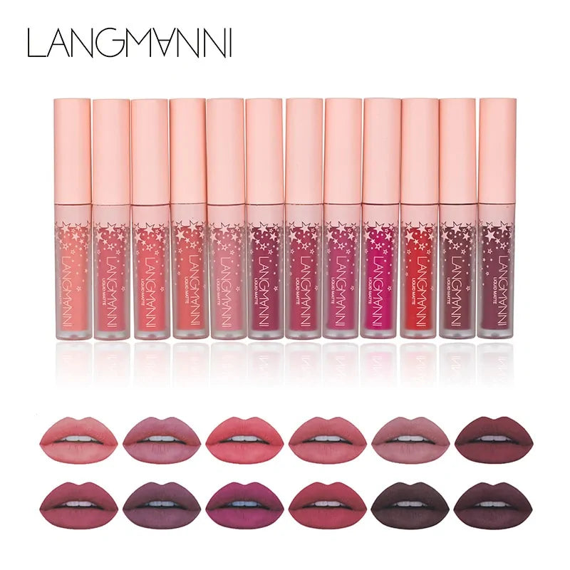 LANGMANNI 12 Piece Lipstick Set