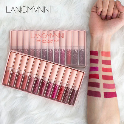 LANGMANNI 12 Piece Lipstick Set