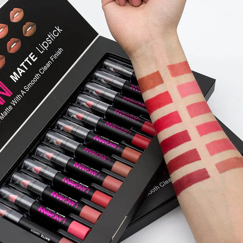 LANGMANNI 12 Piece Lipstick Set